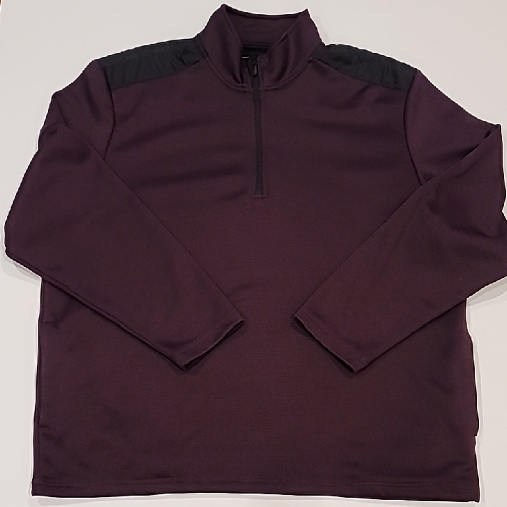 Ben Hogan Golf Quarter Zip Pullover Sweatshirt Purple Black XL - Picture 3 of 16